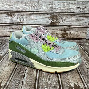 NIKE Air Max 90 SE1 GS Girls Youth 7 7Y Sun Club Air Sprung Shoes DQ4016-400